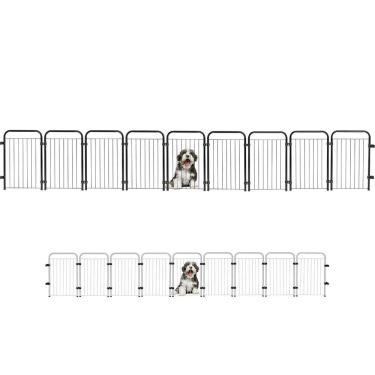 Imagem de Cercado Caes Pet Cachorro Grade Cerca 9 Módulos 51 Cm Altura