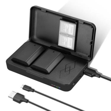 Imagem de Conjunto de carregador de bateria de reposição Neewer NP-FZ100 2280mAh