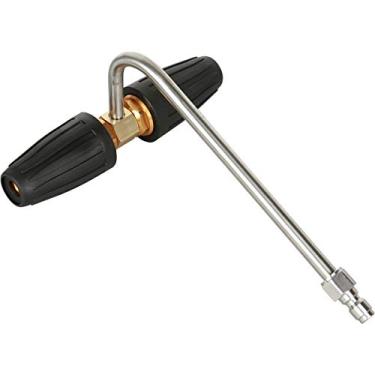 Imagem de Chavor – Fixador de alta pressão, limpador de calha com dois bocais turbo rotativos, conexão rápida de 1/4 polegada, 4000 PSI