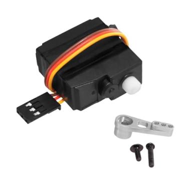 Imagem de Luwecf Servoeletromecânico digital servo engrenagem RC faça você mesmo helicóptero carro barco robô aeronave 3 fios, Argent