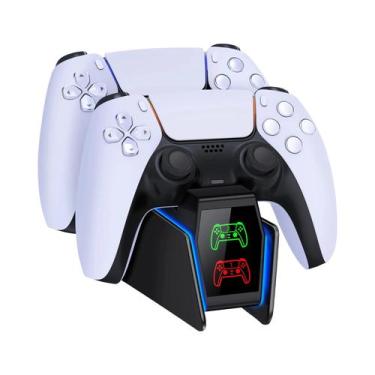 Imagem de Estação De Carregamento Rápido Para Controle Duplo Do PlayStation 5 Co