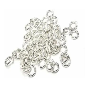 Imagem de kit 4 argolas aberta 3.5 mm montagem pulseira colar - Lojas La+Ny, 3,5