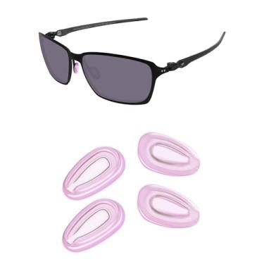 Imagem de Kygear 2 pares de peças de nariz de substituição de silicone roxo compatíveis com óculos de sol Oakley Tincan/Tincan Carbon/Tinfoil/Tinfoil/Tinfoil Carbon, Almofadas de nariz de borracha de silicone