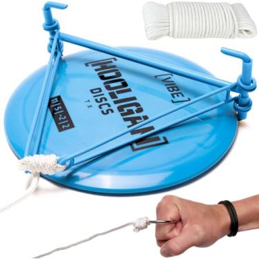 Imagem de Rogue Iron Sports Acessório de disco Golf Retriever com corda para recuperação de disco de água (azul)