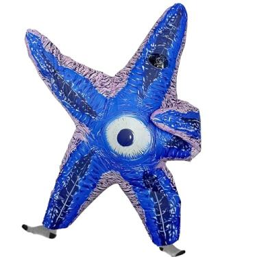 Imagem de Fantasia inflável de estrela do mar para adultos, fantasia de Halloween, fantasia divertida de cosplay, fantasia chique, Azul, Standard