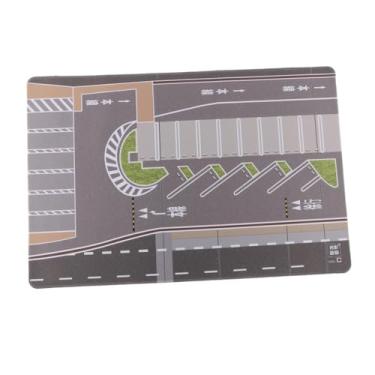 Imagem de Amagogo 1:64 Estacionamento Tapete Fundo Garagem Subterrânea Diorama Layout Mini Diecast Cena de Garagem Exibição para Cena de Veículo Brinquedo, C