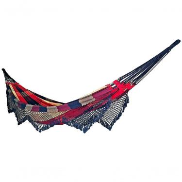 Imagem de Rede Grande De Dormir Para Casal King Reforçadacolorida