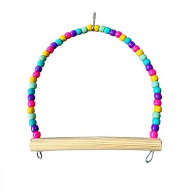 Imagem de Balanço para Calopsita, Agapornis, Periquito - Brinquedo para Aves(Neutro)