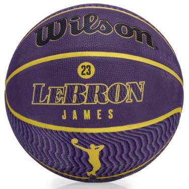 Imagem de Bola De Basquete Wilson NBA Player Icon Outdoor Lebron James Tam 7