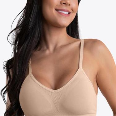 Imagem de Sutiã Lupo Essencial Bojo Removível Sem Costura 41116-001, Natural pea