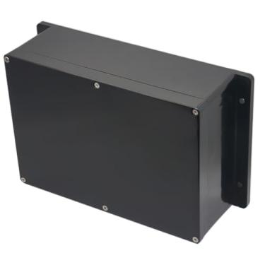 Imagem de Project Box Caixas elétricas pretas de plástico ABS IP65 à prova d'água DIY caixa de junção eletrônica com orelha fixa 10,4 x 7,2 x 3,7 polegadas (263 x 60 x 95 mm)