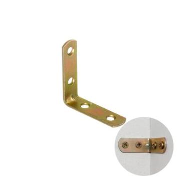 Imagem de Cantoneira L Reforçado 1.1/2 X 1.1/2 X 5/8 Aço Bicromatizado - Bredal