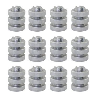 Imagem de DGBRSM 12 peças de clipe de emenda de parafuso dividido conector de cerca elétrica sistema de alarme contra roubo acessórios isolantes de cerca de perímetro eletrônico de pulso conector de fio de