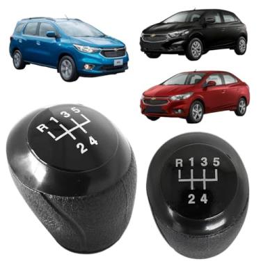 Imagem de Nova Manopla Marcha Alavanca Câmbio Manual Compatível Com Spin Ls Onix Turbo Prisma Maxx (BLACK PIANO)