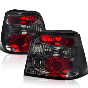 Imagem de Spec-D Tuning Luzes traseiras de lente fumê compatíveis com Volkswagen Golf Iv Mk4 1999-2006 L+R par de luz traseira