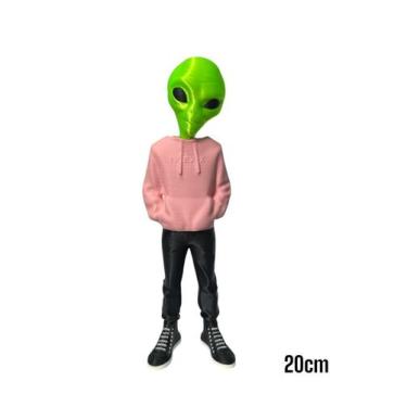 Imagem de Boneco Et 38cm Com Blusa Alienígena Extraterrestre - FLEX3D