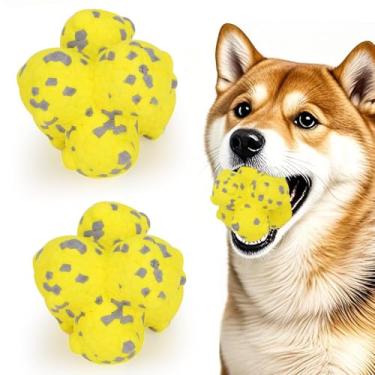 Imagem de Bolas para cães para mastigar agressivos, bola de brinquedo de ETPU, bolas de tênis flutuantes para cães mastigadores agressivos, bolas de tênis indestrutíveis para cães grandes, médios e pequenos,