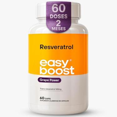 Imagem de Resveratrol Easy Boost 165mg 100% Trans-resveratrol 60 Caps