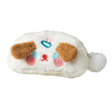 Imagem de menolana Estojo de pelúcia organizador de papelaria infantil multiuso cachorrinho fofo bolsa de caneta portátil bolsa de cosméticos para festas de Natal