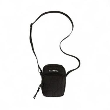 Imagem de Bolsa Gema Farm ETC Puffer Preta Original Verão 25