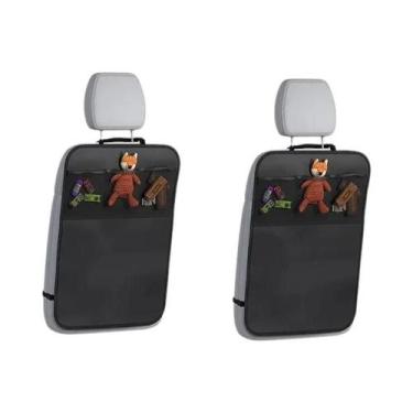 Imagem de Capa De Assento De Carro Preta Para Crianças, À Prova D'água, Com 3 Bo