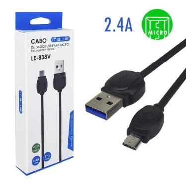 Imagem de Cabo De Dados USB V8 It-Blue LE-838V
