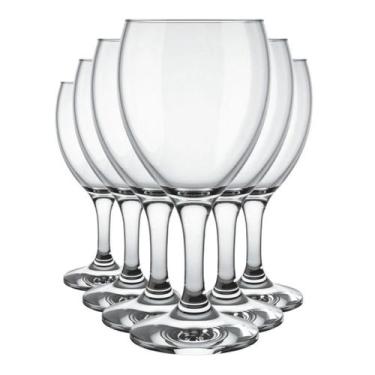 Imagem de Taça de Vinho Tinto Windsor 250ML Vidro Nadir Taças 6 Unid - Nadir Fig