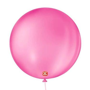 Imagem de Balao Sao Roque Latex N5 Redondo Festa Aniversario Eventos, Rosa tutti