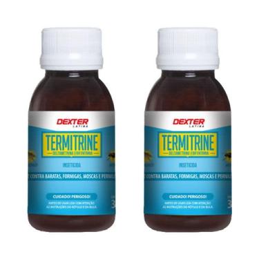 Imagem de 2 Termitrine 30ml Mata Baratas Formigas Moscas Pernilongos - DEXTER LA