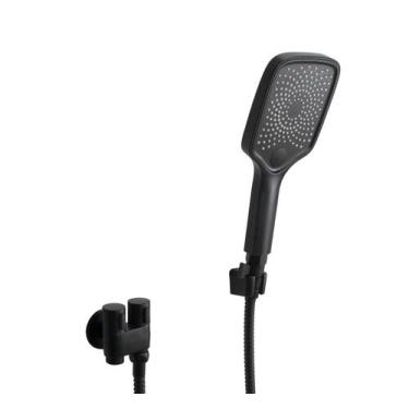 Imagem de Ducha Higiênica Black Matte ABS Trava c/ Registro com Derivação - AMG 