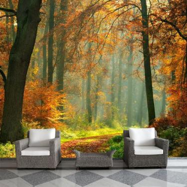 Imagem de Papel de Parede Paisagem Floresta Natureza Sala Adesivo - 055pcm - All
