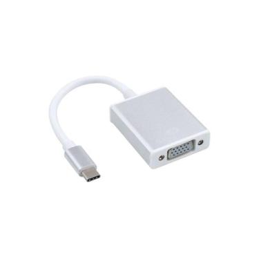 Imagem de Adaptador De Usb-c Para Vga - Conversor Type C Usb 3.1 - FY