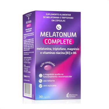 Imagem de Suplemento Alimentar Melatonum Complete 30 Caps. Zero Açucar - Hypera