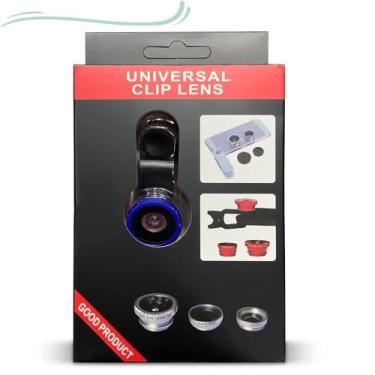 Imagem de Kit 3 Lente Olho De Peixe Smartphone Celular Fish Eye - WCAN
