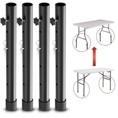 Imagem de Elevadores de pernas de mesa dobráveis para mesas dobráveis com pernas
