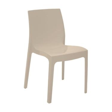 Imagem de Cadeira Tramontina Alice Brilho em Polipropileno Areia