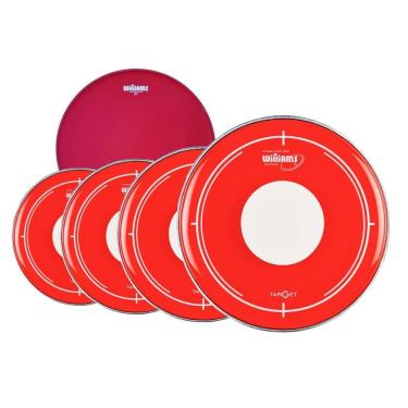 Imagem de Kit Pele Bateria Rdt2 Dot Hidráulica 10 12 14 20 12Cx