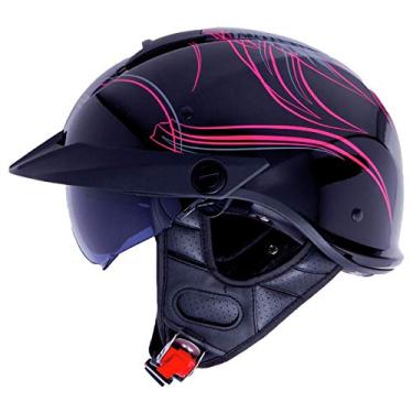 Imagem de Capacete de motocicleta Rebelião LS2LS2 Large vermelho 590-1124