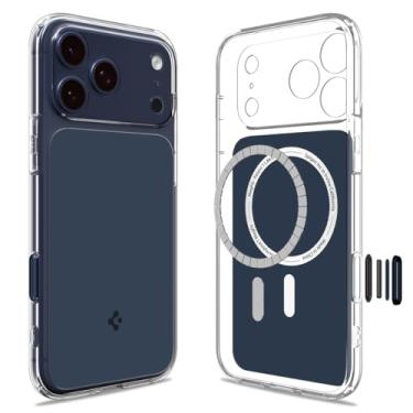 Imagem de Capa Spigen para iPhone 17 Pro, Ultra Hybrid T [MagFit] projetada para Apple iPhone 17 Pro - Azul Fosco