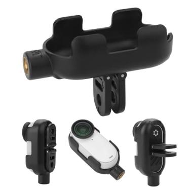 Imagem de Suporte de expansão para câmera grande angular Insta360 GO 3S/GO 3, com orifício de parafuso de 1/10.2 cm, adaptador de moldura dobrável de 2 pinos, capa antiarranhões adequada para bicicletas, carros