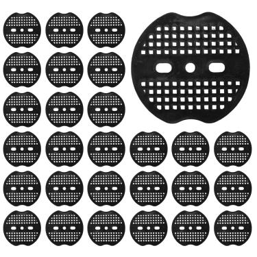 Imagem de arricraft 210 peças de juntas de grampo de paisagem de jardim, juntas de grampos de plástico preto para paisagem, grampeadores, almofada de arruela, alfinetes, ferramentas de jardinagem para tecido de