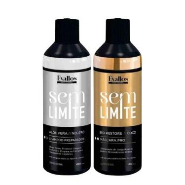 Imagem de Évallos Profissional Shampoo Antiresiduo Detox + Máscara Progressiva S