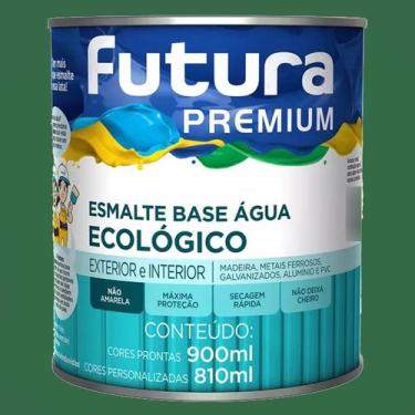 Imagem de Esmalte Base Água Madeiras Pvc Futura 900ml Sem Cheiro Cores, Verde Fo