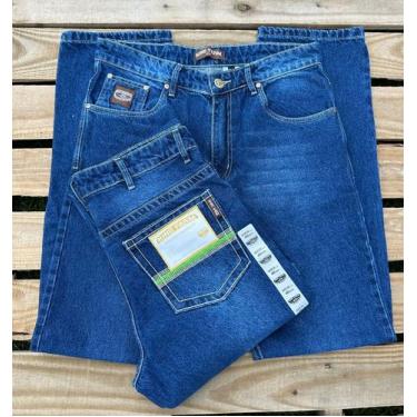 Imagem de calça country masculina jeans rodeio ,americana e barra balão tradicio