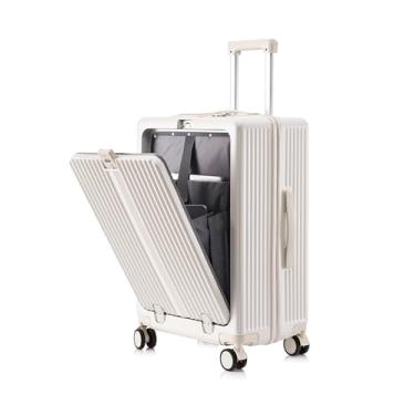Imagem de Mala De Viagem 10kg Rodas 360° Mala De Bordo (BRANCO)