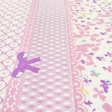 Imagem de 4 Metros Tecido Percal Estampado Microfibra 100% Poliéster