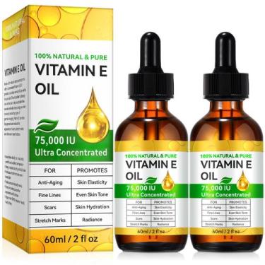 Imagem de Óleo de vitamina E Tiuedu 75.000 UI Ultra Concentrado 2x75mL