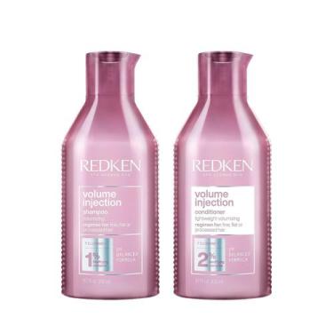 Imagem de Conjunto de shampoo e condicionador Redken Volume Injection 300mL x2 -