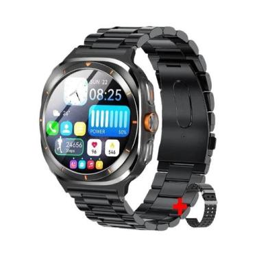 Imagem de Smartwatch Ultra Masculino De 32GB Com Display De Vídeo 3D, Fones De O