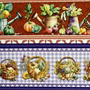 Imagem de Tecido Tricoline Digital Barrados 100% Algodão 10 faixas Várias Estamp